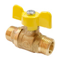 Кран шаровой для ГАЗА VALFEX 1/2" НР/НР ручка-бабочка, латунный 11Б27фтМ (96/24)